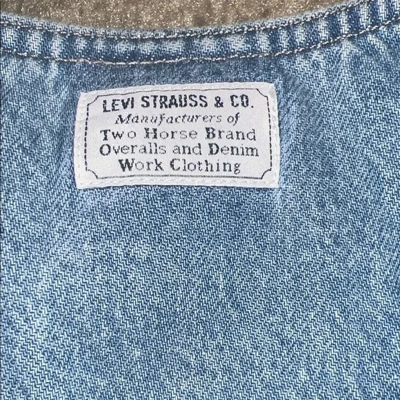 NWT Stylish Blue Denim Levi’s  Dress - Picture 5 of 5